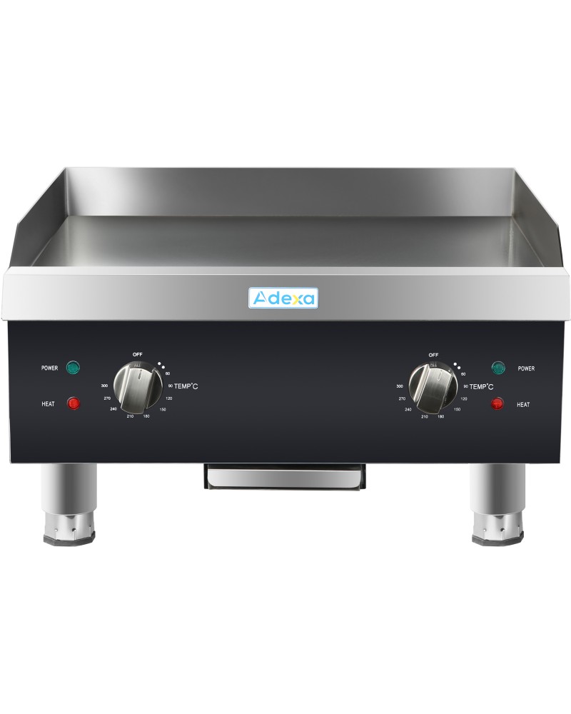 Commercial Griddle Smooth 610x620x360mm 8kW Electric | TurcoBazaar HEG824
