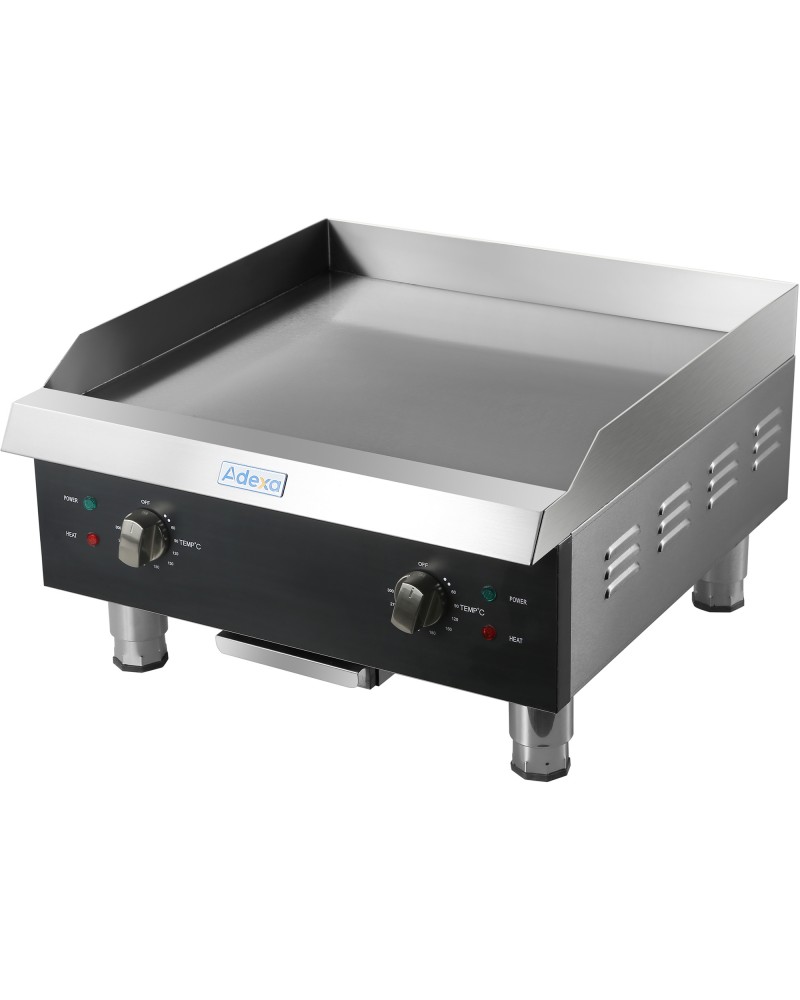 Commercial Griddle Smooth 610x620x360mm 8kW Electric | TurcoBazaar HEG824