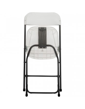 Folding Chair White Plastic - Set of 4 | TurcoBazaar HQB53