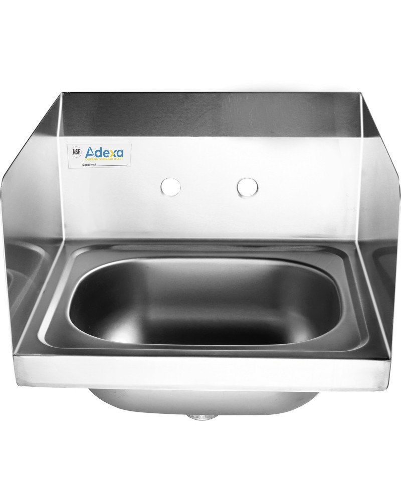 Wall mounted Hand Sink Wall mounted faucet Side splash Stainless steel | TurcoBazaar HS15SP