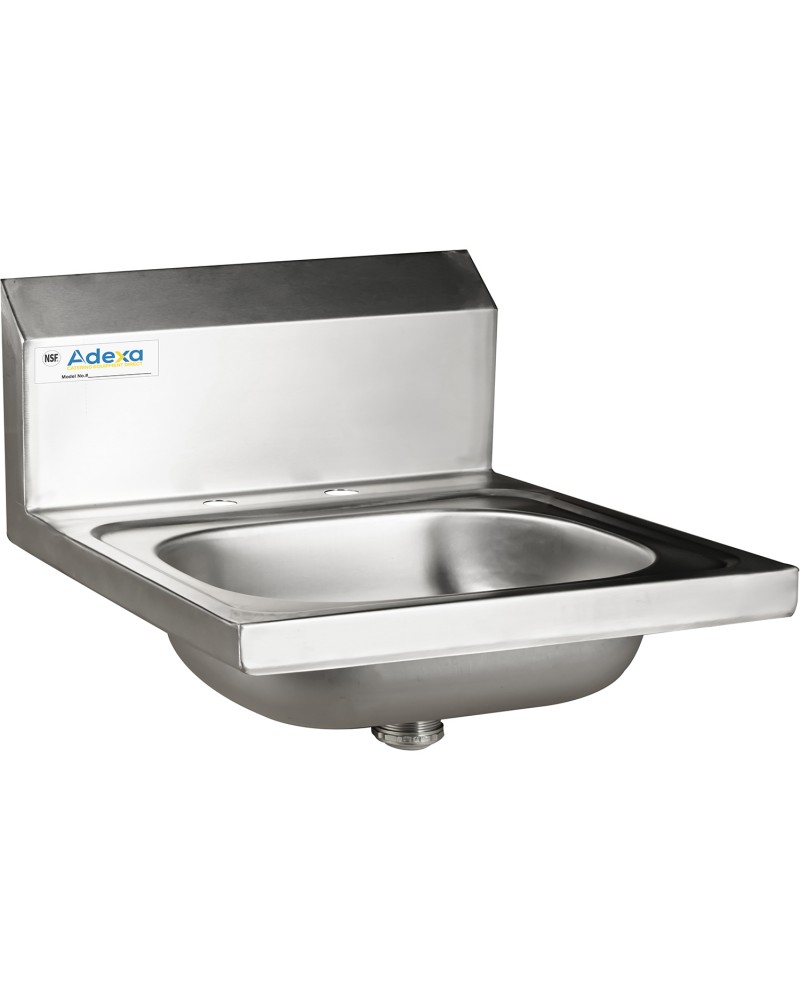 Wall mounted Hand Sink Deck mounted faucet Stainless steel | TurcoBazaar HS17DH