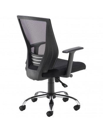 Mesh Office Chair Black & Chrome | TurcoBazaar HY6991