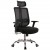 Mesh Office Chair with Headrest Black & Chrome | TurcoBazaar HY8031