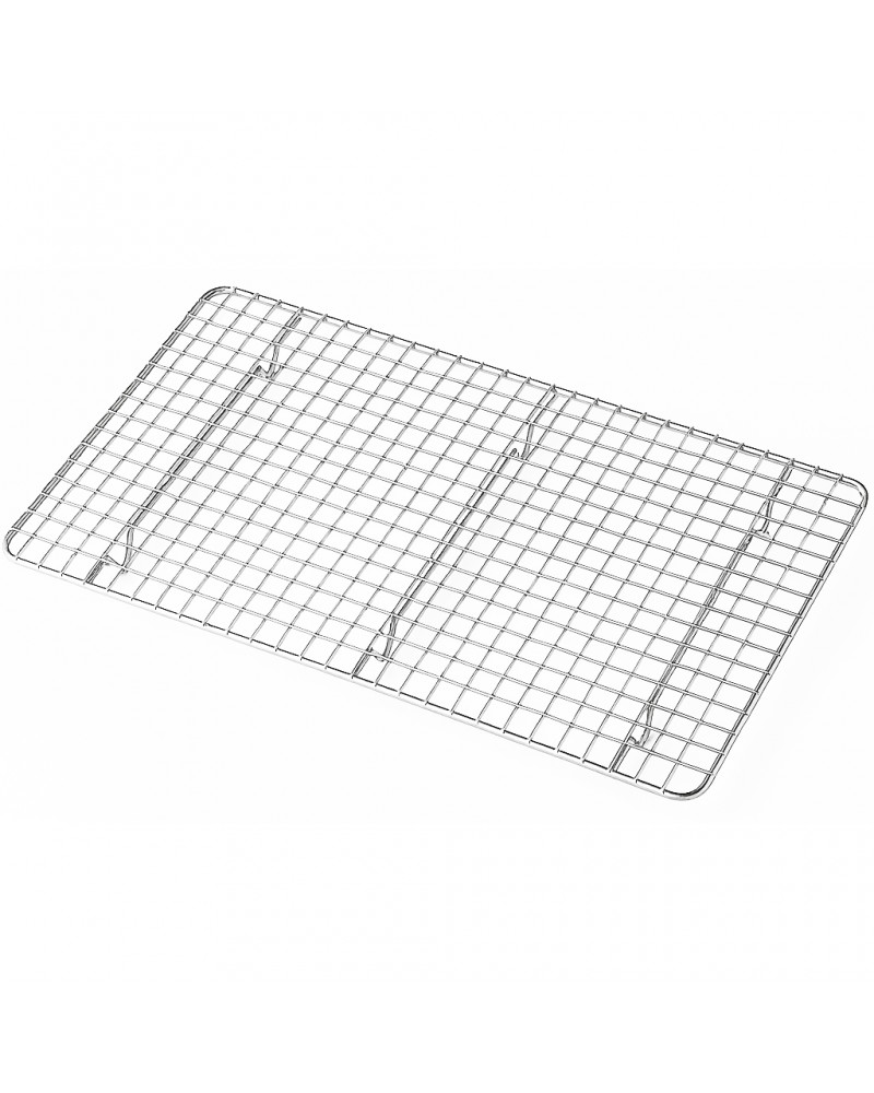 Stainless Steel Flat Grill Rack 1/1 455 × 255 × 15 mm| TurcoBazaar JJD6602