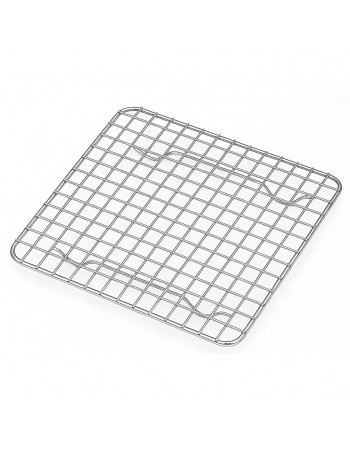 Stainless Steel Flat Grill Rack 1/2 255 × 192 × 15 mm| TurcoBazaar JJD6604