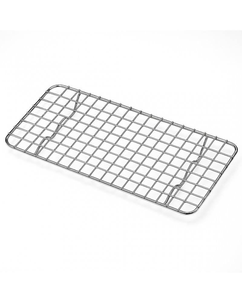 Stainless Steel Flat Grill Rack 1/3 255 × 105 × 15 mm| TurcoBazaar JJD6606