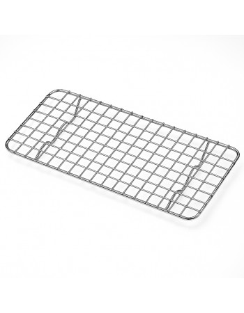 Stainless Steel Flat Grill Rack 1/4 205 × 102 × 15 mm| TurcoBazaar JJD6608