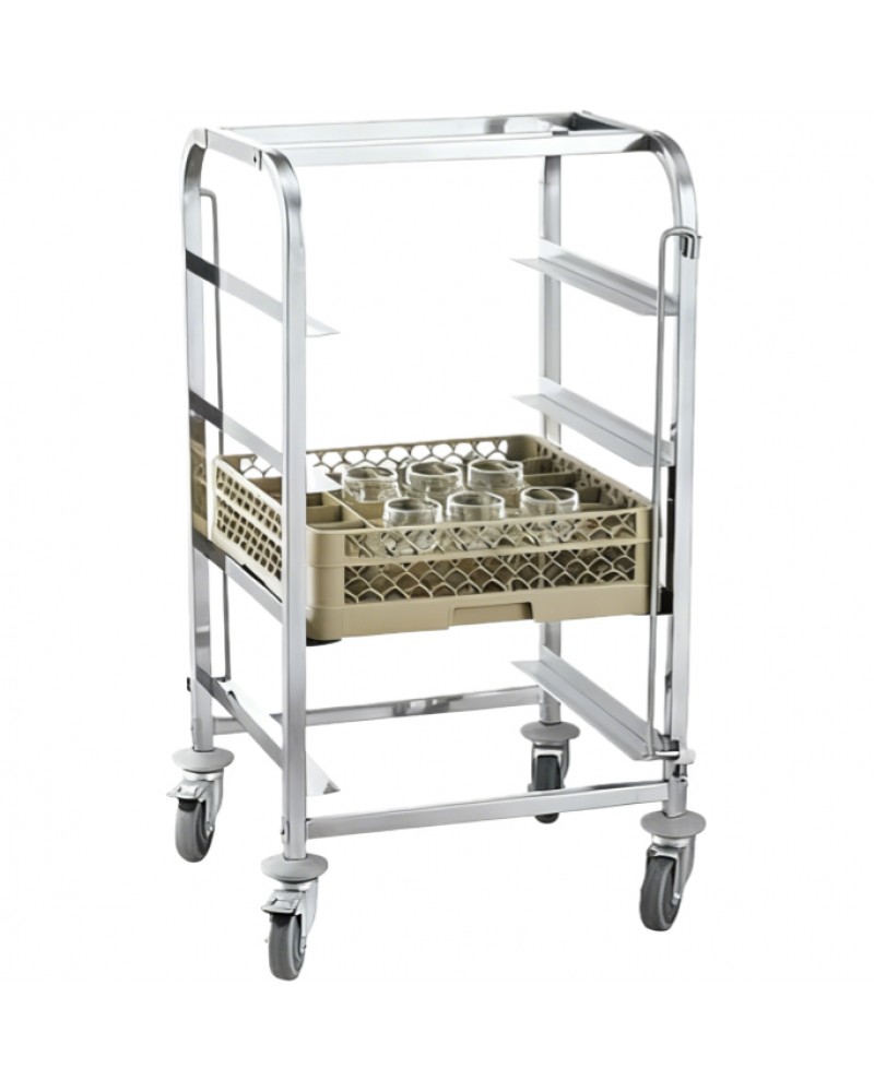 Dishwasher Basket Trolley Stainless Steel 4 Tier 505×550×1000mm| TurcoBazaar JSN244