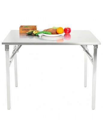 Stainless Steel Folding Table 1000×600×910mm | TurcoBazaar JSN260