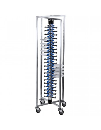 Commercial 84-Plate Mobile Plate Rack 730x730x1910mm | TurcoBazaar JWDC84