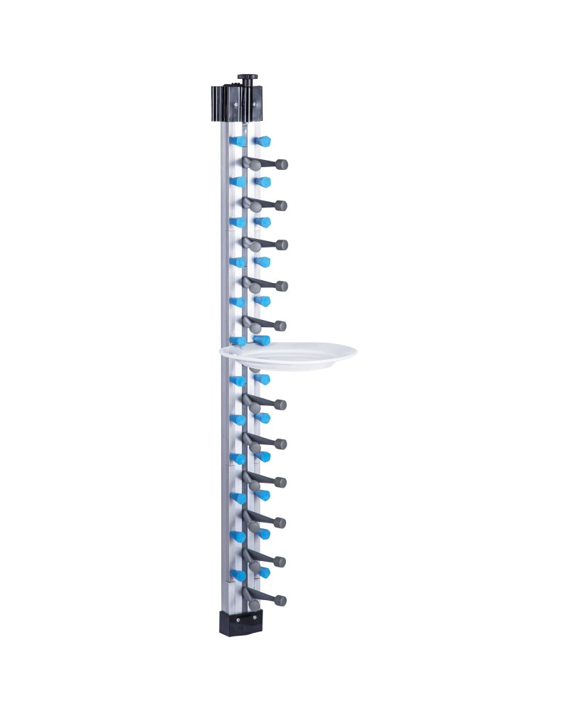 Commercial 12-Plate Wall-Mounted Plate Rack 120x100x1015mm | TurcoBazaar JWWM12