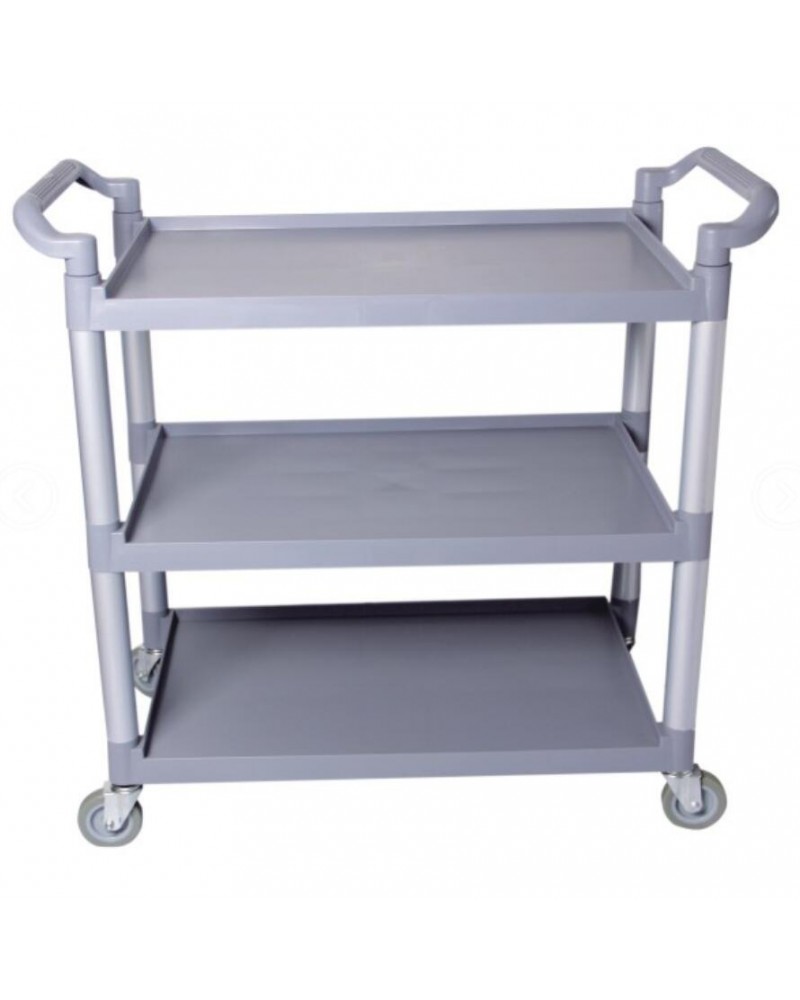 Professional Utility Trolley Multi-purpose 3 tier Grey1070x500x990mm | TurcoBazaar JYXUC407GREY