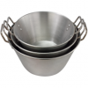 Heavy Duty Double Handed Kitchen Mixing Bowl 25L Stainless Steel | TurcoBazaar KB4524