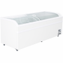 Commercial Horizontal Display Freezer with Shelves 750 Litres 2 Glass Doors 1900x850x850mm Ventilated Cooling Automatic Defrost | TurcoBazaar KOBE220