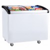 Commercial Horizontal Display Freezer with Baskets 365 Litres 2 Glass Doors Ventilated Cooling 1280x650x910mm | TurcoBazaar KOBE312