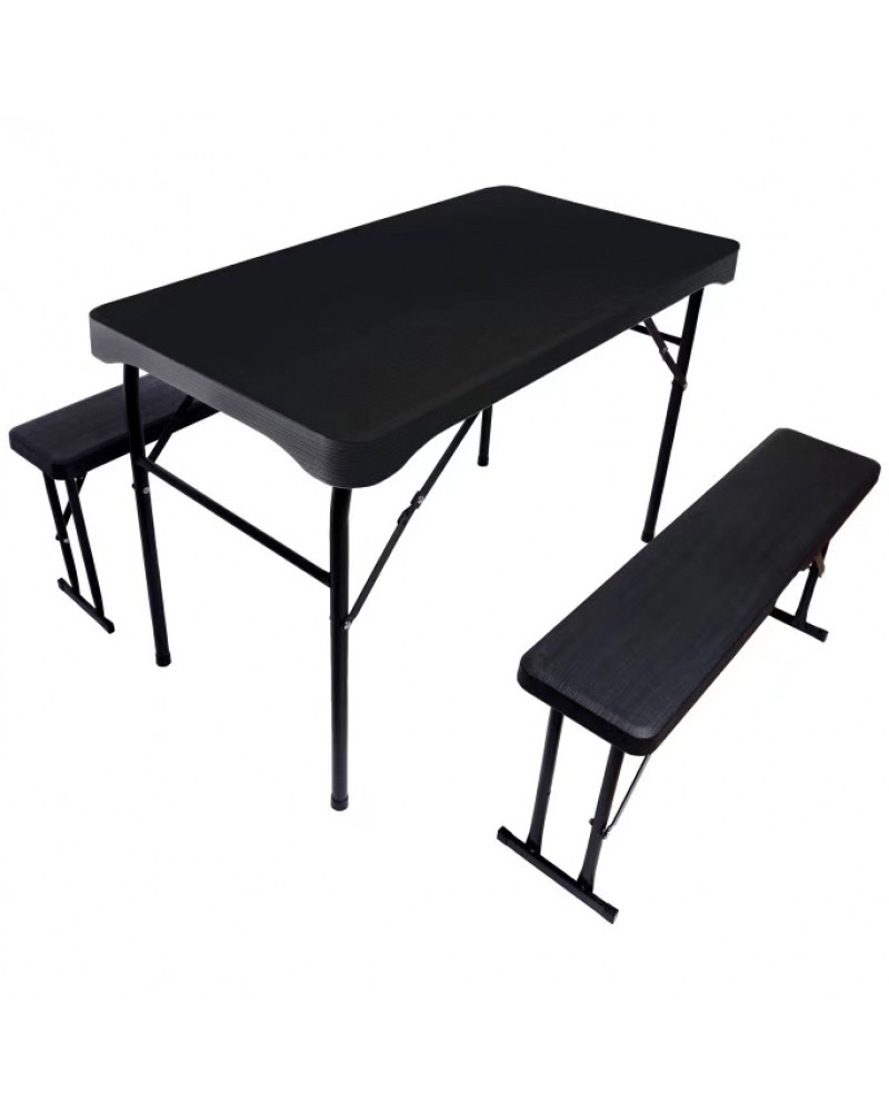 Folding Wood Grain Beer and Picnic Table with Benches Plastic | TurcoBazaar HQM108 Folding Wood Grain Beer and Picnic Table with Benches Plastic | TurcoBazaar HQM108
