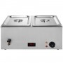 Commercial Bain Marie with 2x1/2Gn Pans and Lids | TurcoBazaar M502
