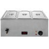 Commercial Bain Marie with 3x1/3Gn Pans and Lids | TurcoBazaar M503
