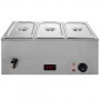 Commercial Bain Marie with 3x1/3Gn Pans and Lids | TurcoBazaar M503