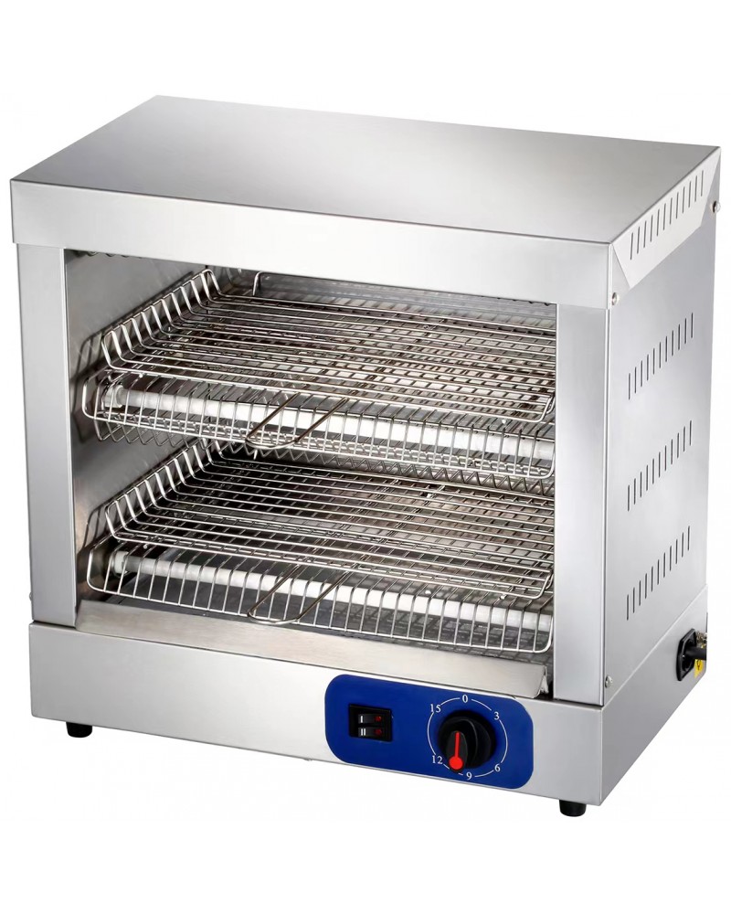 Commercial Quartz Salamander Toaster oven Double 490x260x370mm 3kW | TurcoBazaar MHQ300