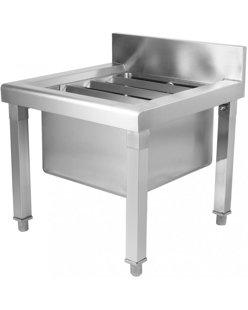 Janitorial Mop Sink Stainless Steel 500x500x550mm | TurcoBazaar MS5050