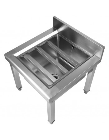 Janitorial Mop Sink Stainless Steel 500x500x550mm | TurcoBazaar MS5050