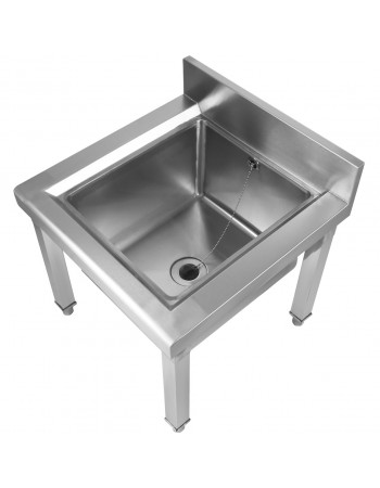 Janitorial Mop Sink Stainless Steel 500x500x550mm | TurcoBazaar MS5050