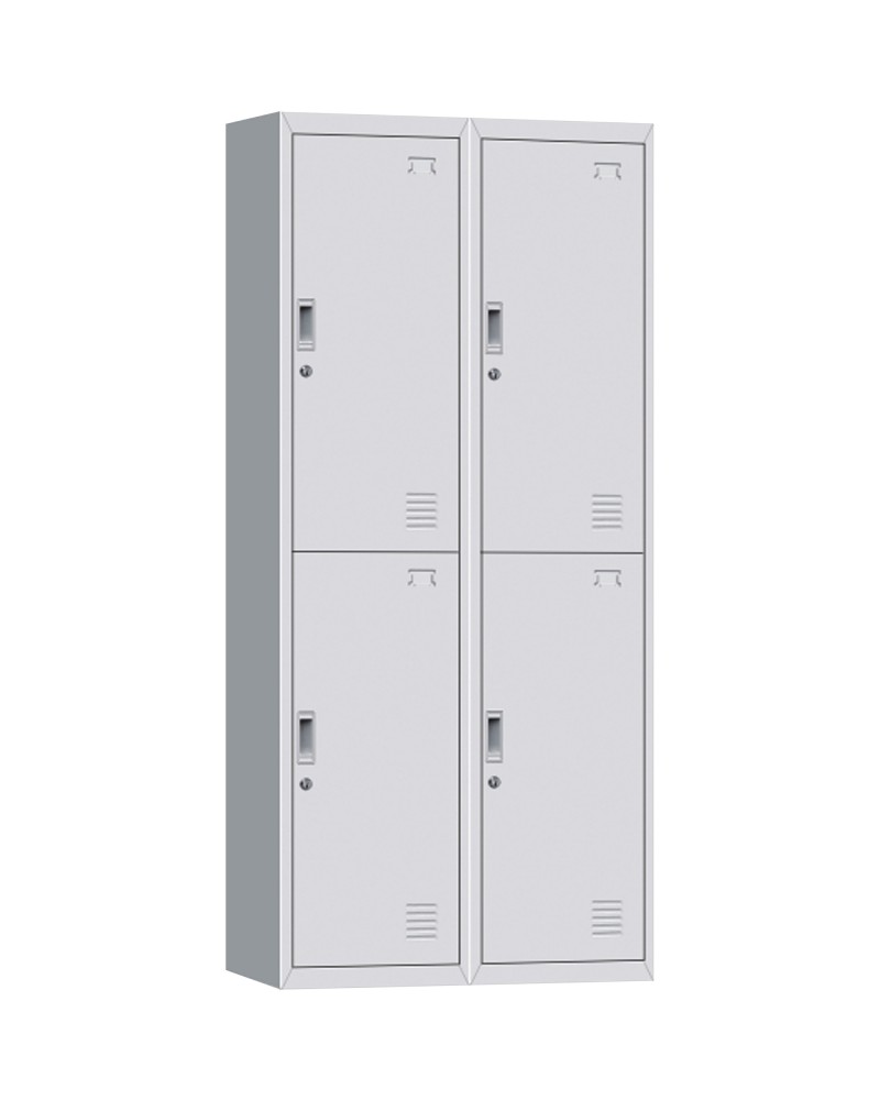 Commercial 4 Door Locker 760x450x1850mm White | TurcoBazaar MYL04WHITE