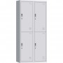 Commercial 4 Door Locker 760x450x1850mm White | TurcoBazaar MYL04WHITE