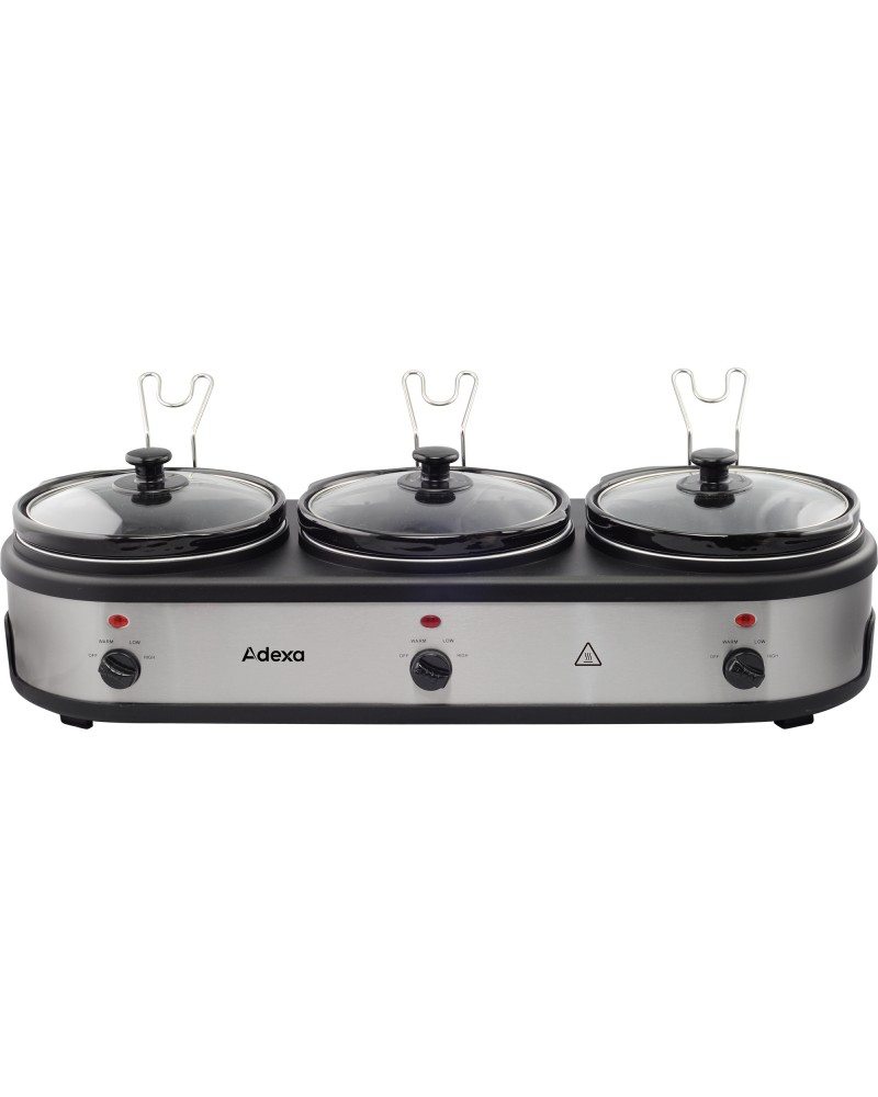 Ceramic Pot Slow Cooker 3x2.5 litres | TurcoBazaar NSC325 Ceramic Pot Slow Cooker 3x2.5 litres | TurcoBazaar NSC325