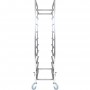10 tier Rack/Tray/Pan Trolley for width 240-335 mm Stainless Steel | TurcoBazaar PT10