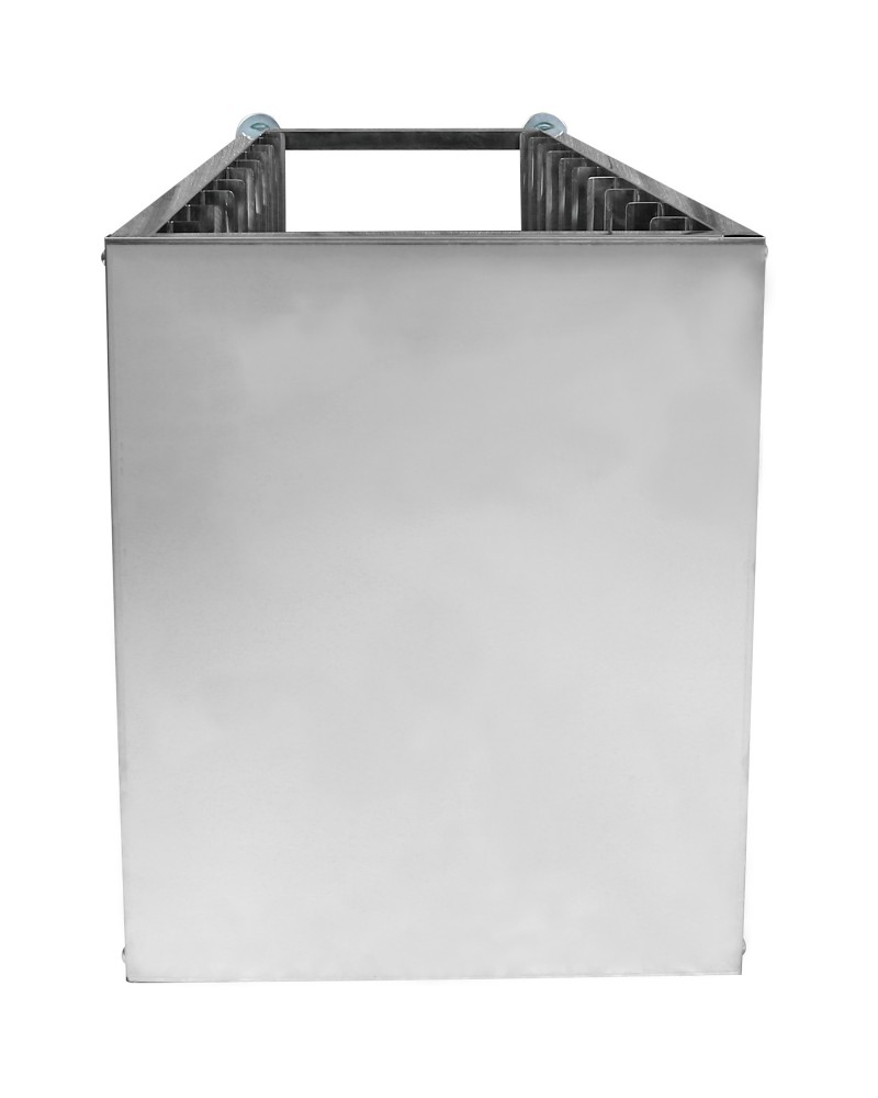 10 tier Rack/Tray/Pan Trolley for width 222–354mm Covered sides Stainless Steel | TurcoBazaar PT10P 10 tier Rack/Tray/Pan Trolley for width 222–354mm Covered sides Stainless Steel | TurcoBazaar PT10P