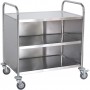 Commercial Serving/Service/Clearing Trolley with Cabinet Stainless steel 3 tier 860x540x940mm | TurcoBazaar RST3AC