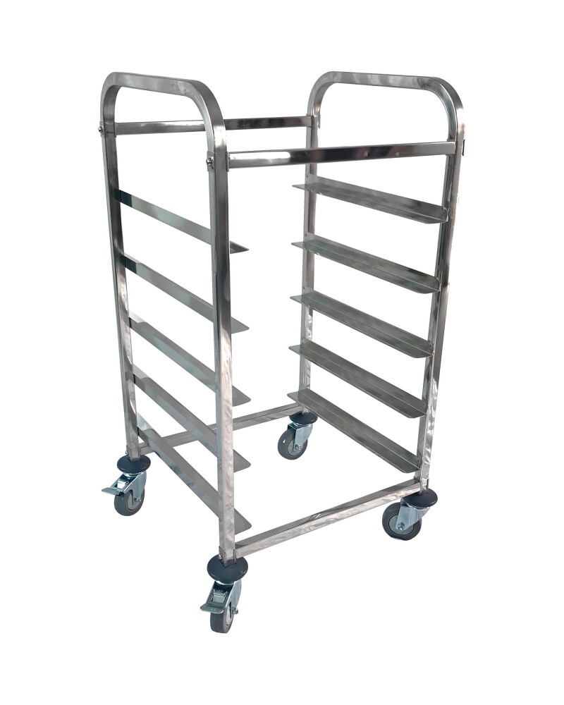 Commercial Dishwasher Basket Trolley Stainless steel 5 levels 550x510x1000mm | TurcoBazaar RT5505