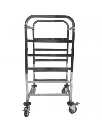 Commercial Dishwasher Basket Trolley Stainless steel 5 levels 550x510x1000mm | TurcoBazaar RT5505
