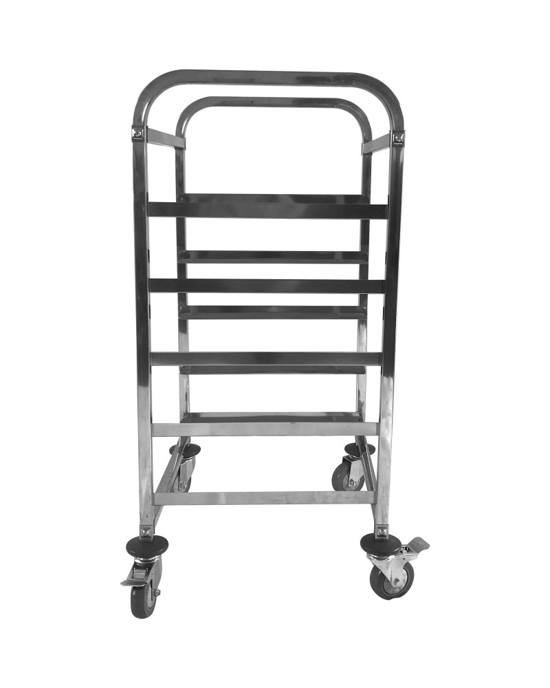 Commercial Dishwasher Basket Trolley Stainless steel 5 levels 550x510x1000mm | TurcoBazaar RT5505