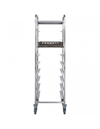 Commercial Dishwasher Basket Trolley with Top shelf Stainless steel 9 levels 550x510x1700mm | TurcoBazaar RT5509T Commercial Dishwasher Basket Trolley with Top shelf Stainless steel 9 levels 550x510x1700mm | TurcoBazaar RT5509T