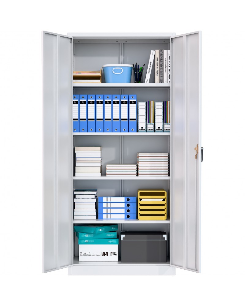 Commercial Stainless Steel Storage Cabinet 4 Shelves 900x400x1850mm | TurcoBazaar W18