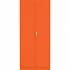Professional Orange Steel Cabinet 2 Doors 800x400x1800mm | TurcoBazaar SART606