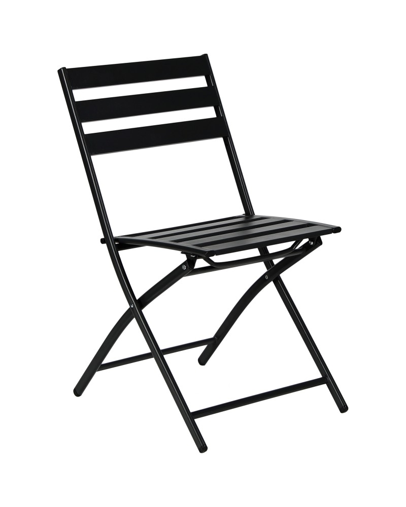 Black Folding Steel Chair 450×580×810mm | TurcoBazaar SC097S Black Folding Steel Chair 450×580×810mm | TurcoBazaar SC097S