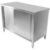 Commercial Worktop Floor Cupboard Sliding doors Stainless steel 2000x700x850mm | TurcoBazaar VTC207SL