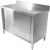 Commercial Worktop Floor Cupboard 2 sliding doors Stainless steel 1200x600x850mm Upstand | TurcoBazaar SCP12060B
