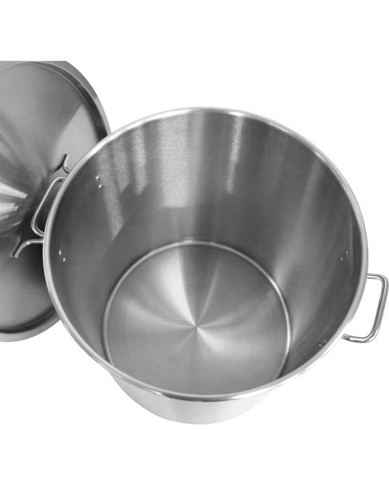 Professional Stainless Steel Dustbin 100 Litres | TurcoBazaar SDB95