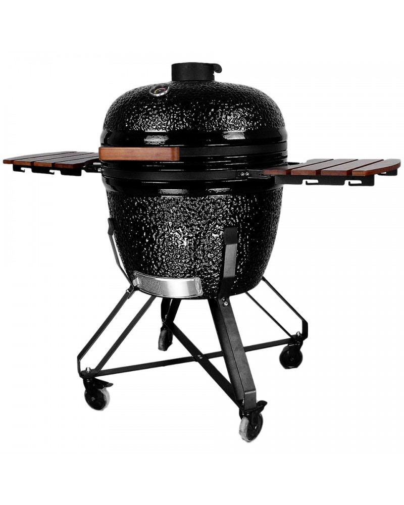 26" Ceramic Kamado BBQ Grill Egg XL Black | TurcoBazaar SE26