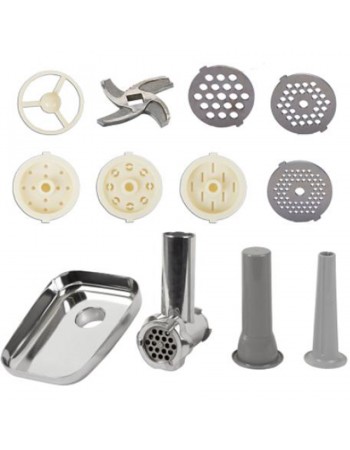 Professional Countertop Planetary mixer 10 litres with Meat grinder & Sausage & Pasta maker 1.5kW Stainless steel | TurcoBazaar SM2088G