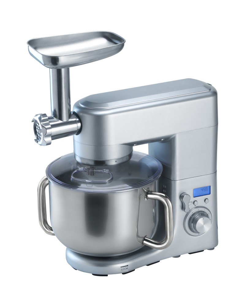 Professional Countertop Planetary mixer 10 litres with Meat grinder & Sausage & Pasta maker 1.5kW Stainless steel | TurcoBazaar SM2088G