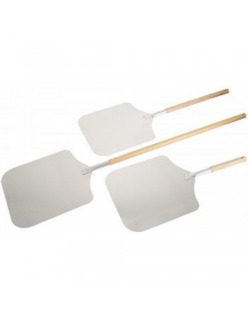 Pizza Peel 12'' square Wood handle Length 132cm | TurcoBazaar SPP13212W