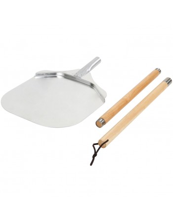 Pizza Peel 12'' square Wood handle Length 132cm | TurcoBazaar SPRX13212