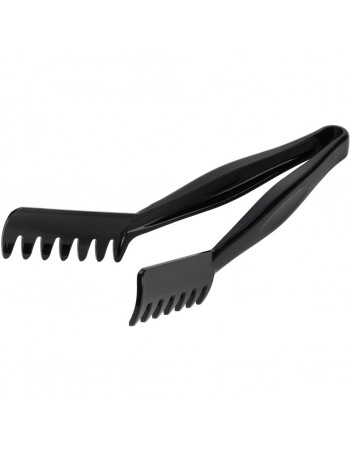 11" Black Angled Spaghetti Tongs Polycarbonate| TurcoBazaar SPTONG1