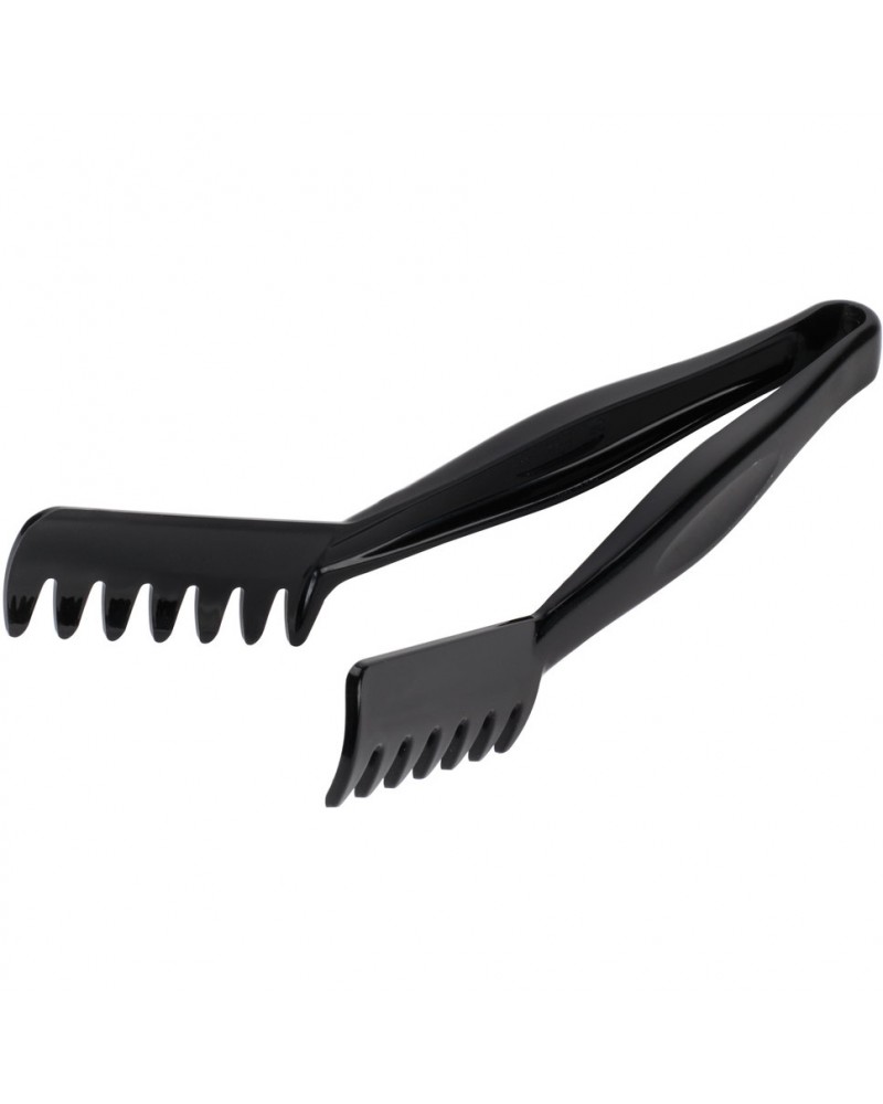 11" Black Angled Spaghetti Tongs Polycarbonate| TurcoBazaar SPTONG1